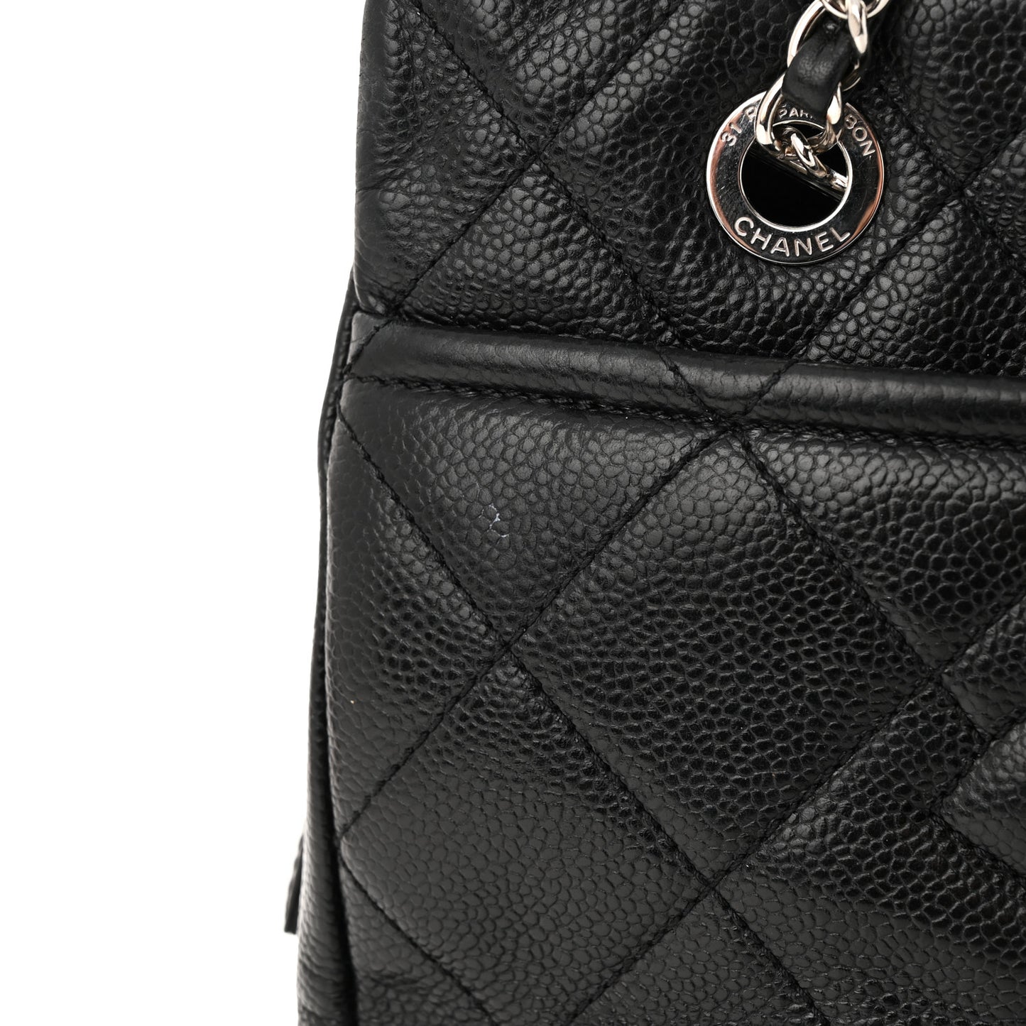Caviar Quilted CC Timeless Soft Tote Black