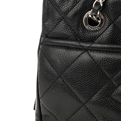 Chanel Caviar Quilted CC Timeless Soft Tote Black 12 of 12