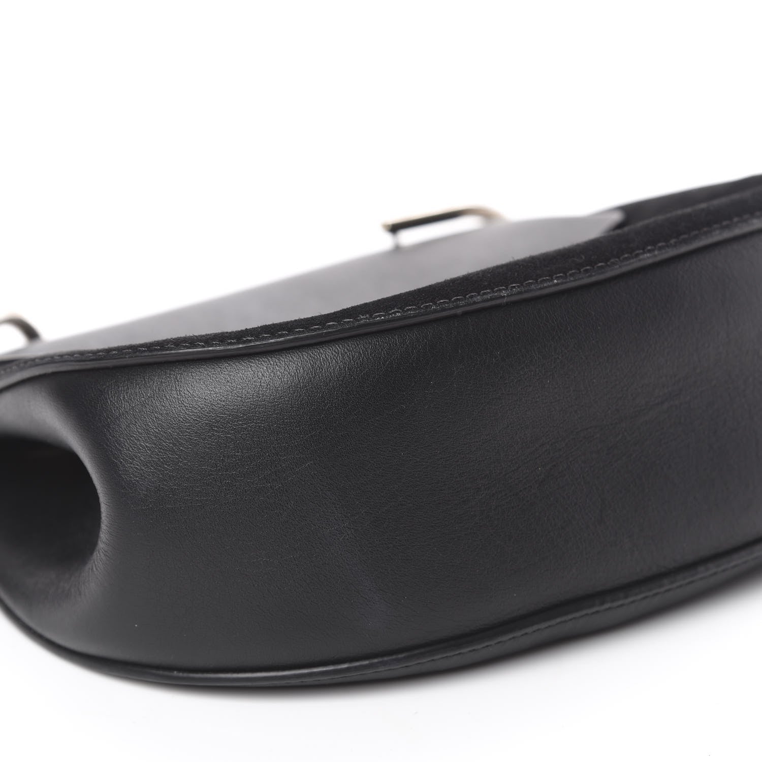 Chloe Suede Smooth Calfskin Drew Shoulder Bag Black 6 of 10