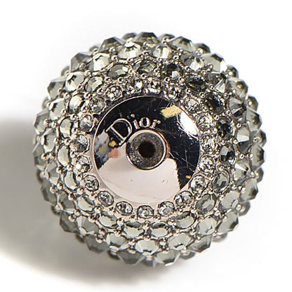 Christian Dior Crystal Mise En Dior Tribal Earrings Grey Pink 3 of 4