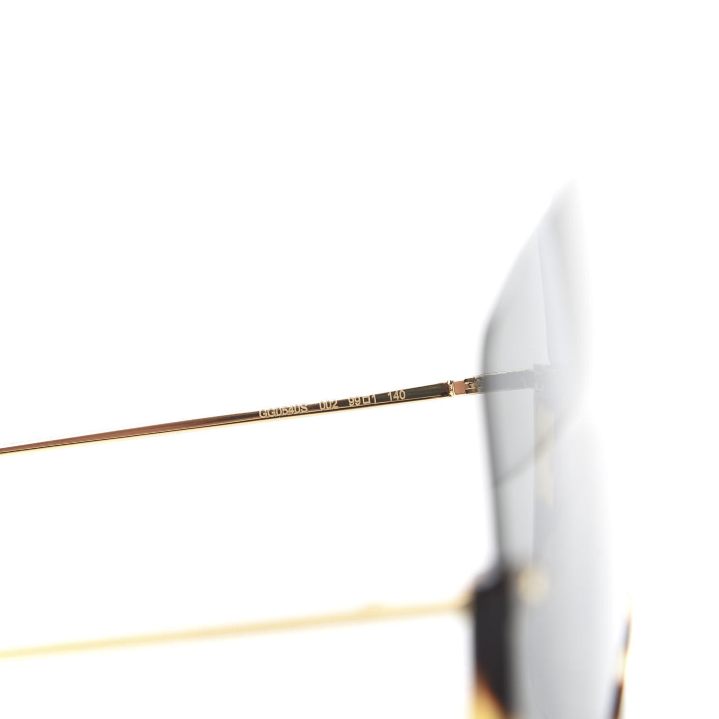 Acetate Oversized Aviator Sunglasses GG0540S Tortoise