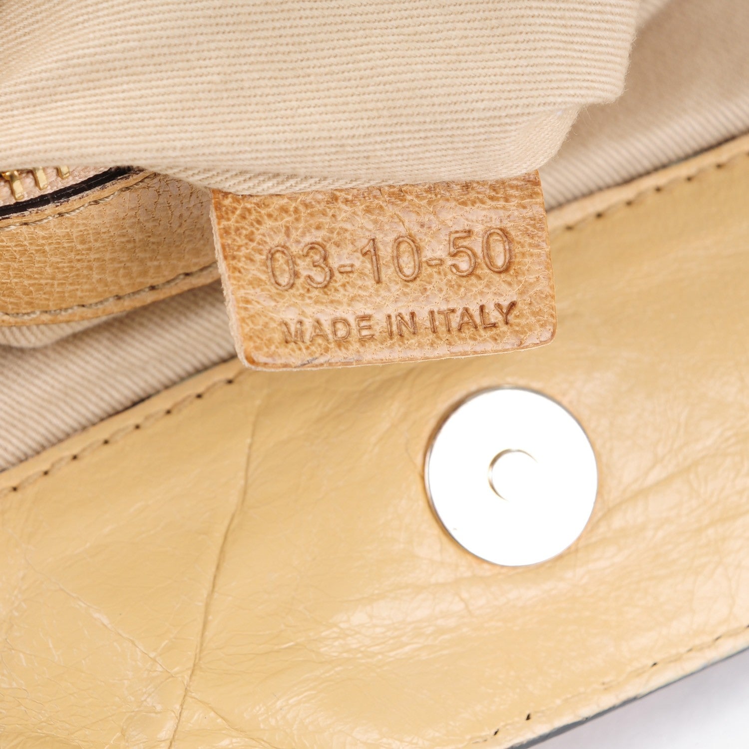 Chloe Lambskin Heloise Hobo Beige 7 of 8