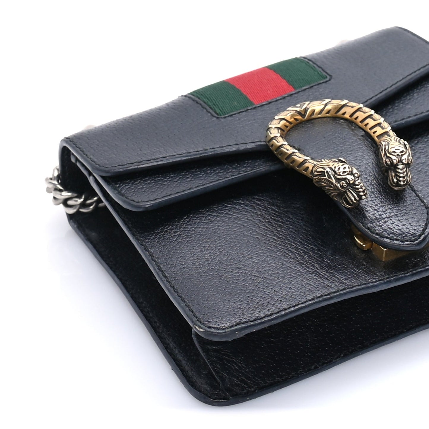 Calfskin Web Mini Dionysus Shoulder Bag Black
