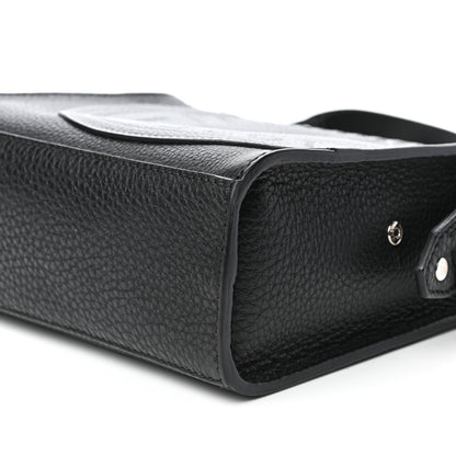 Fendi Cuoio Romano Selleria Fendi Stamp Patch Mini Lui Bag Black Grigio 8 of 8