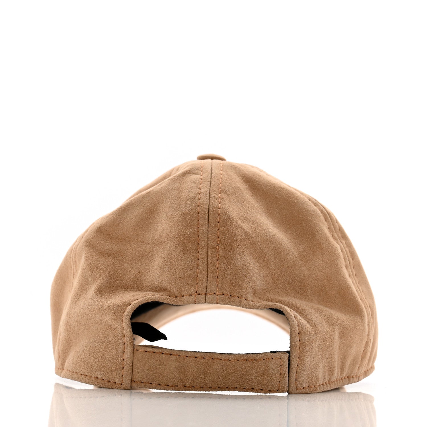 Chanel Suede Goatskin CC Cap Hat Beige 6 of 10