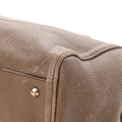 Gucci Pebbled Calfskin Medium Soho Shoulder Bag Brown 10 of 24