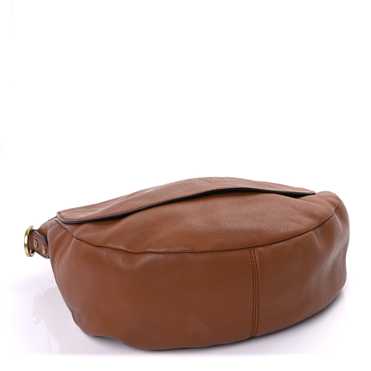 Mulberry Grained Calfskin Effie Satchel Oak 3 of 9
