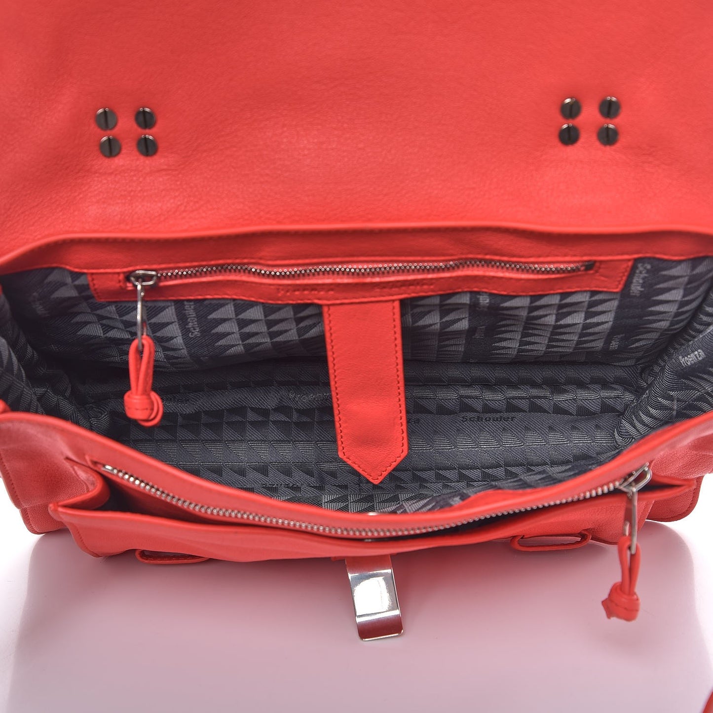 Lambskin Medium PS1 Satchel Geranium