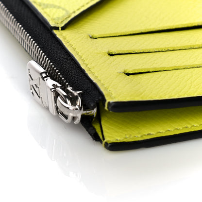 Louis Vuitton Monogram Taiga Coin Card Holder Yellow 11 of 11
