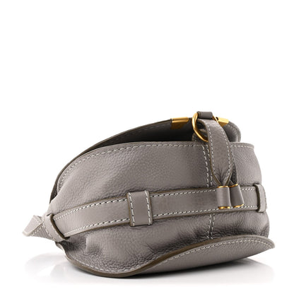 Chloe Calfskin Mini Marcie Round Crossbody Bag Cashmere Grey 4 of 7