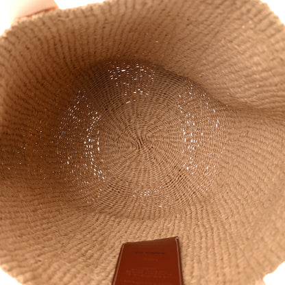 Chloe Raffia Large Woody Tote White 5 of 10