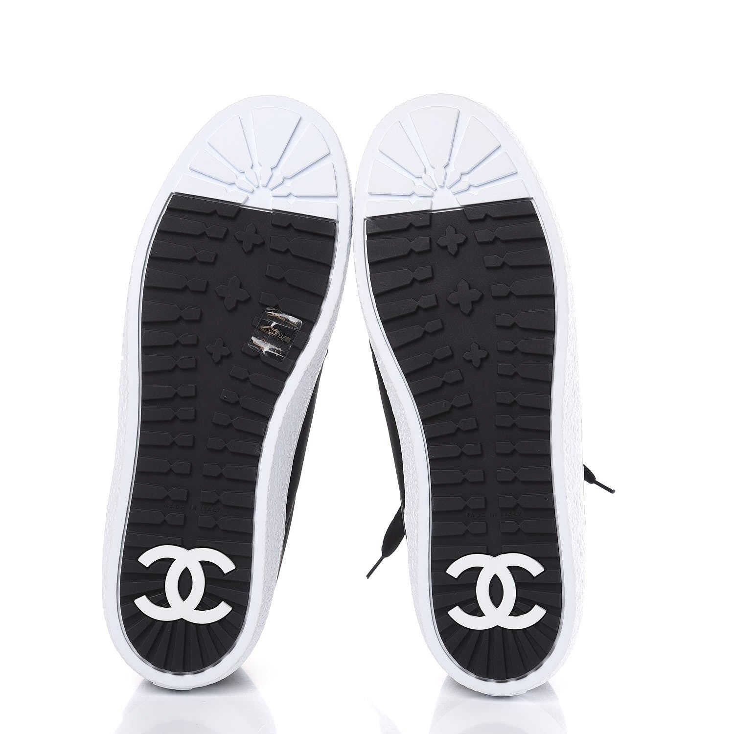 Chanel Nylon Mens High Top Sneakers 45 Black 5 of 7