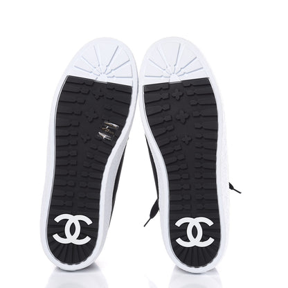 Chanel Nylon Mens High Top Sneakers 45 Black 5 of 7