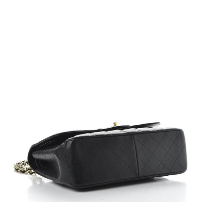 Chanel Caviar Quilted Jumbo Double Flap Black 4 of 13