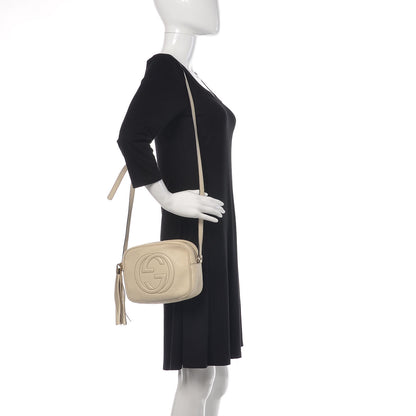 Gucci Pebbled Calfskin Small Soho Disco Bag Off White 2 of 12