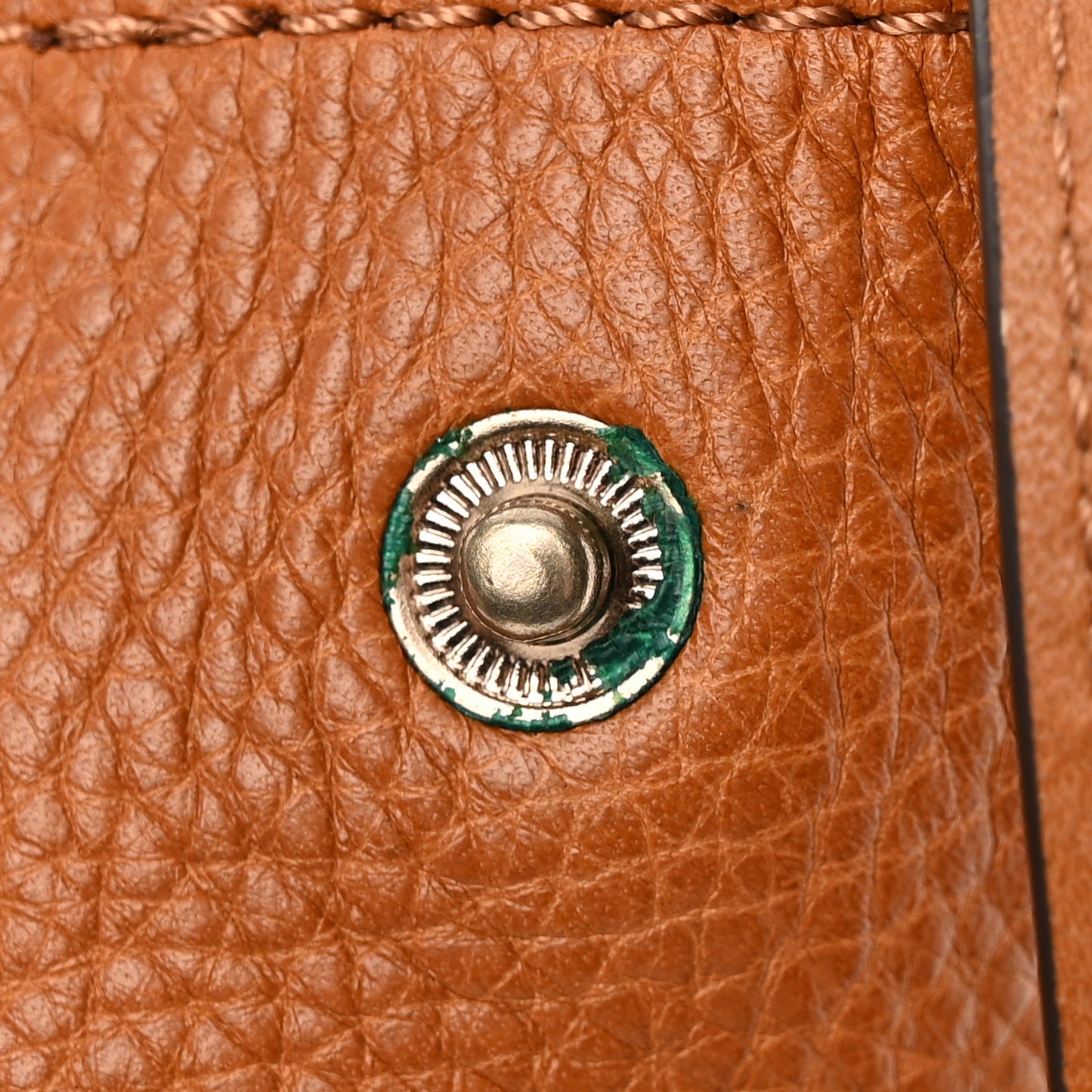 Grainy Calfskin House Check Small Maidstone Saddle Brown