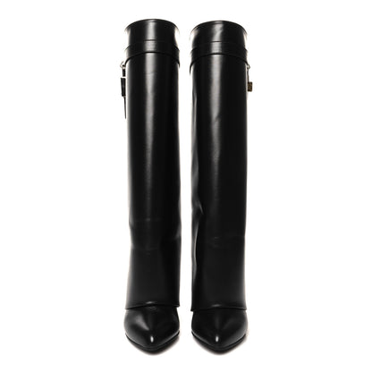 Givenchy Calfskin Shark Lock Pant Boots 40 Black 3 of 9