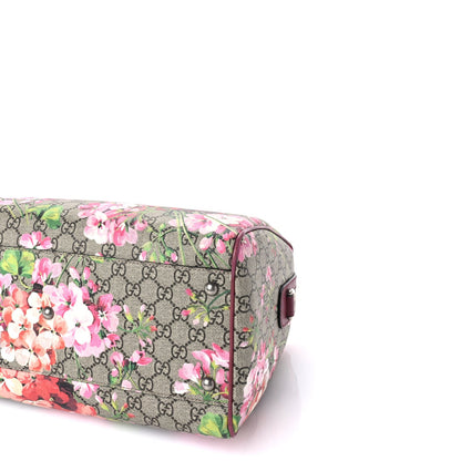 Gucci GG Supreme Monogram Blooms Medium Boston Beige Multicolor Dry Rose 8 of 8