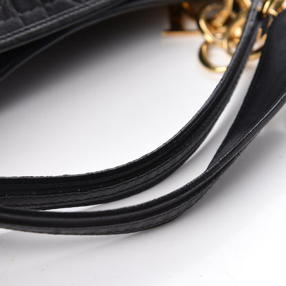 Christian Dior Lambskin Cannage Dior Soft Shopping Tote Black 15 of 18
