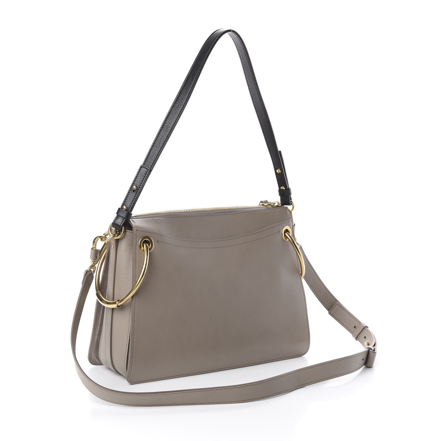 Chloe Calfskin Suede Medium Roy Bag Motty Grey 2 of 9