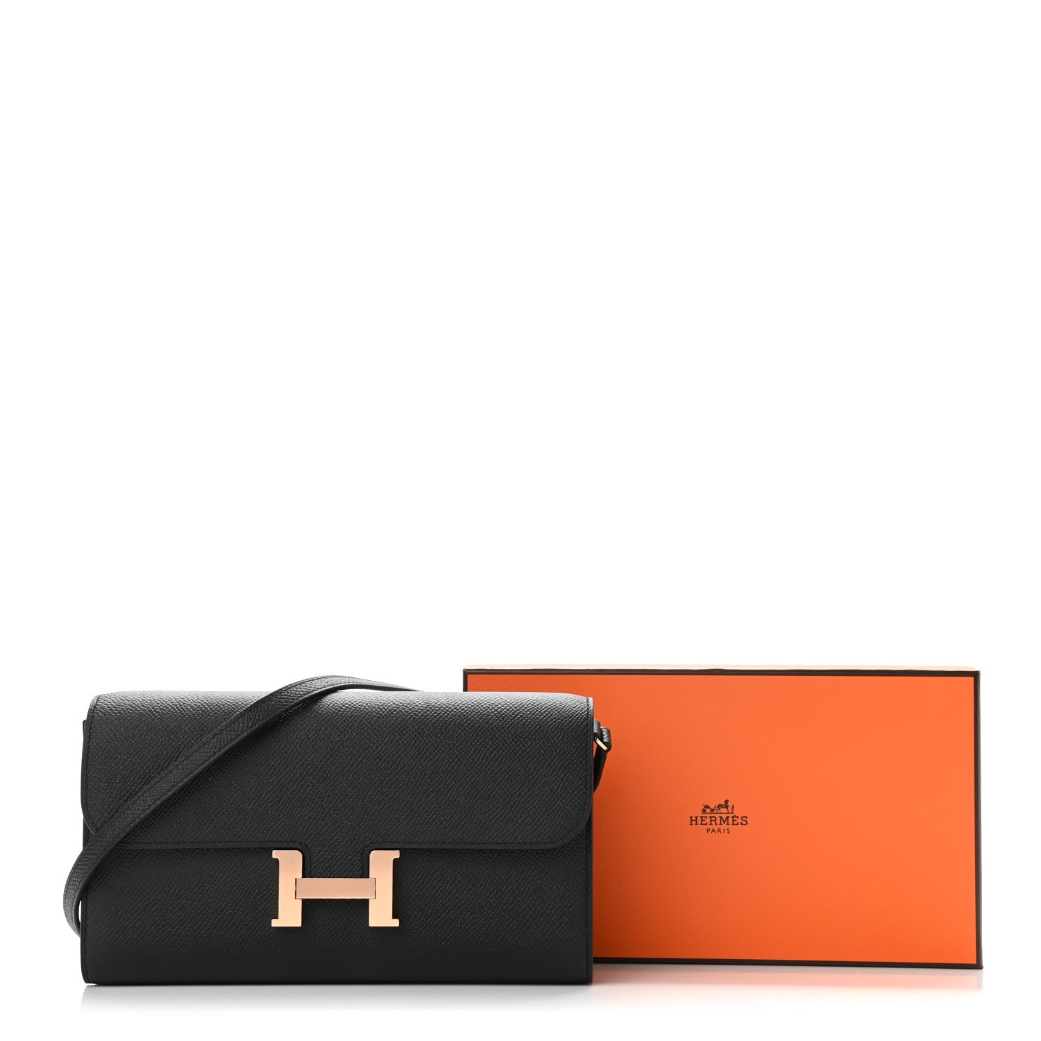 Hermes Epsom Constance Wallet To Go Black 10 of 10