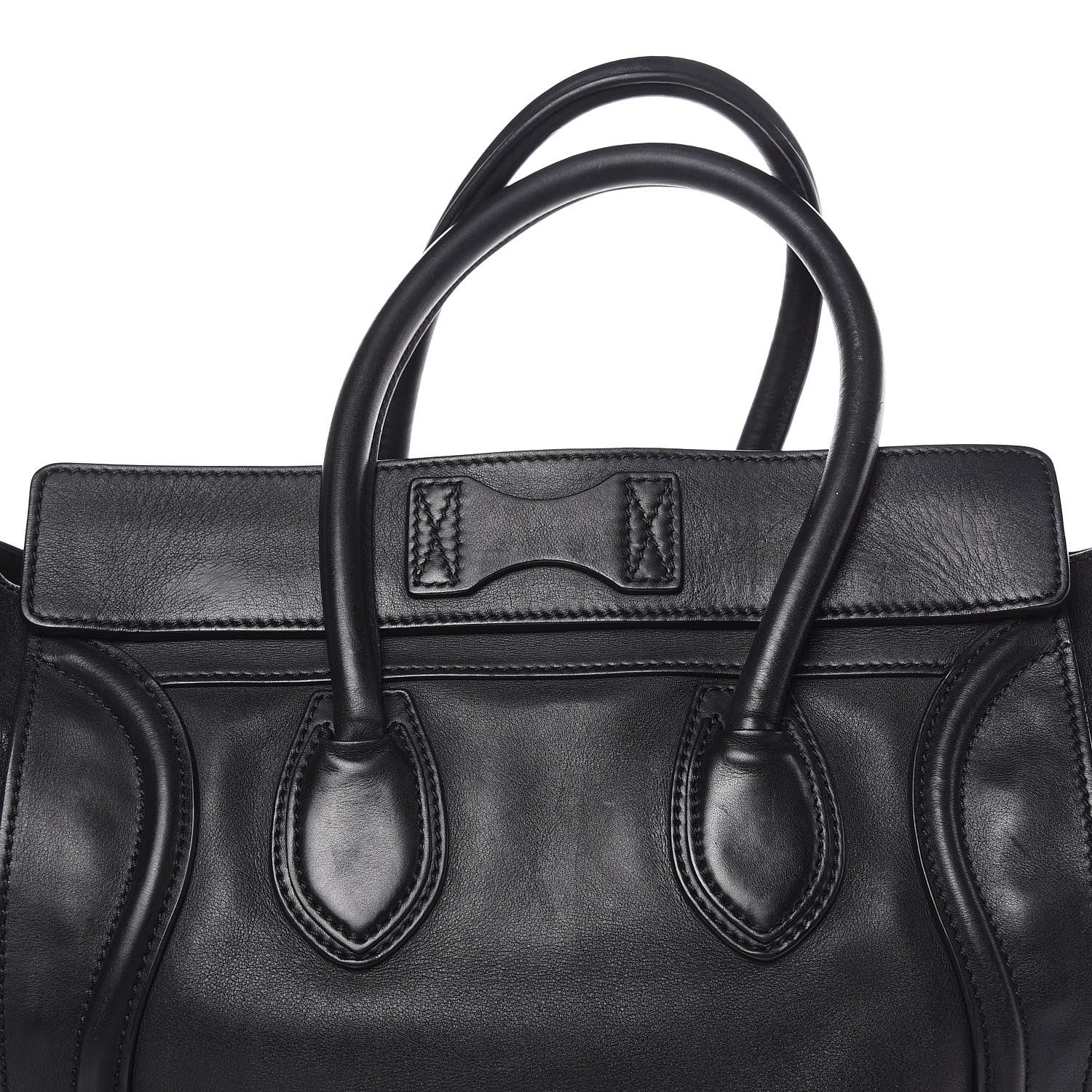 Celine Smooth Calfskin Mini Luggage Black 9 of 20