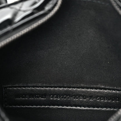 Balenciaga Patent Quilted XS Ville Camera Bag Black 6 of 9