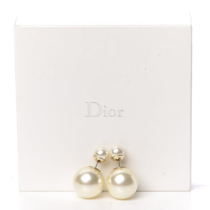 Christian Dior Pearl Mise En Dior Tribal Earrings 4 of 4