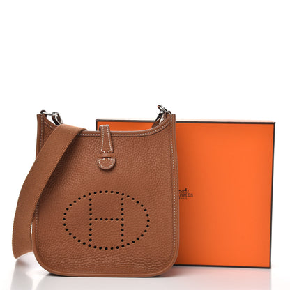 Hermes Taurillon Clemence Evelyne TPM Gold 10 of 10