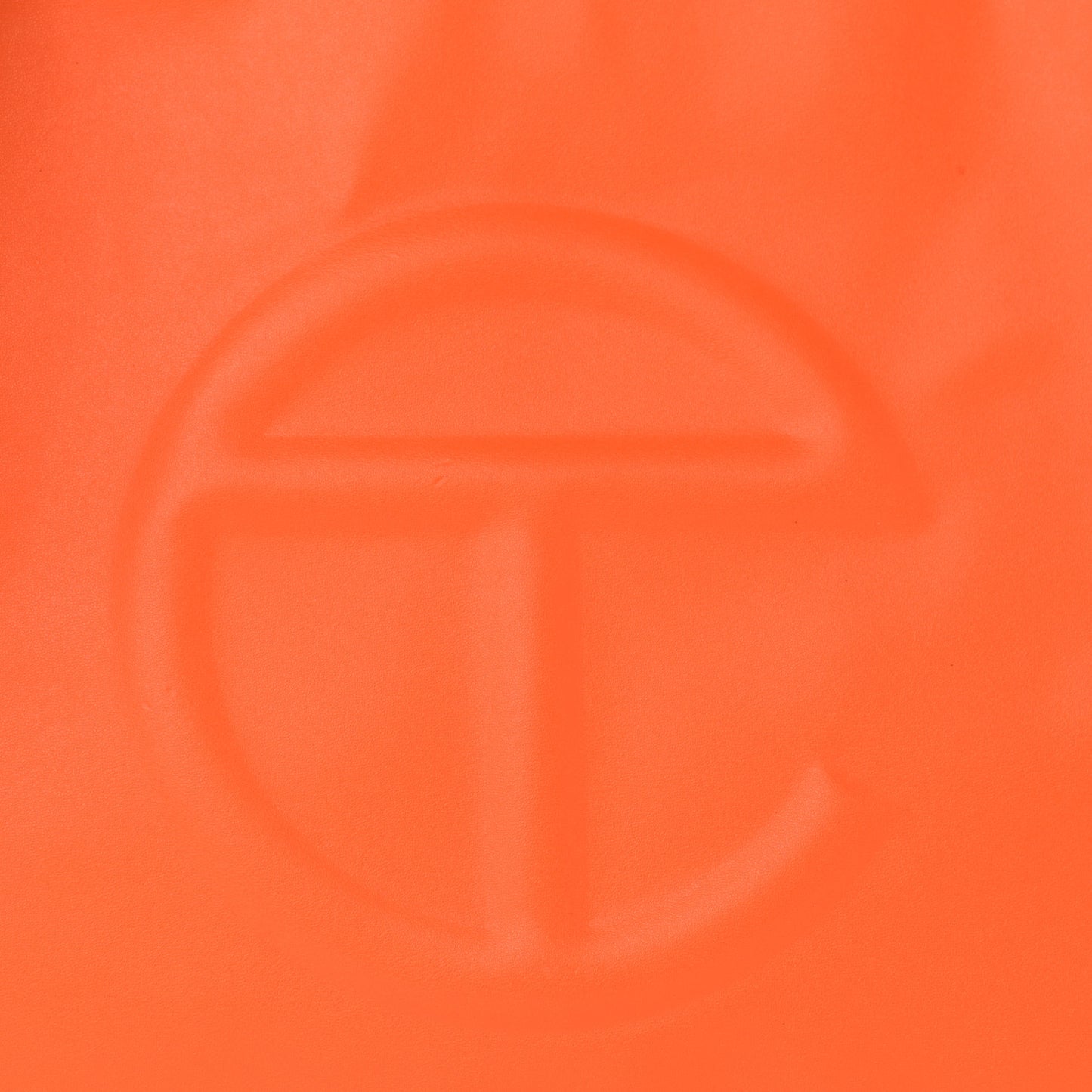 Vegan Leather Medium Shopping Bag Orange