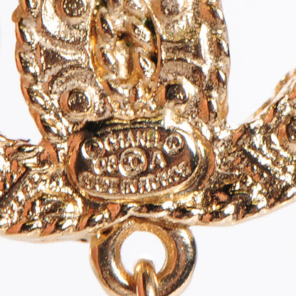 Chanel Pearl CC Drop Earrings Gold 2 of 4