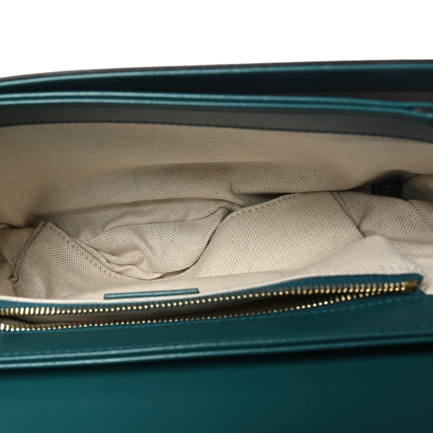 Azalea Calfskin Horsebit 1955 Shoulder Bag Imperial Blue Pavone