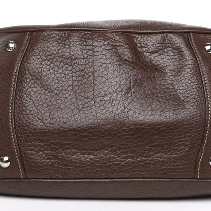 Prada Vitello Daino Shoulder Bag Bruciato 9 of 14