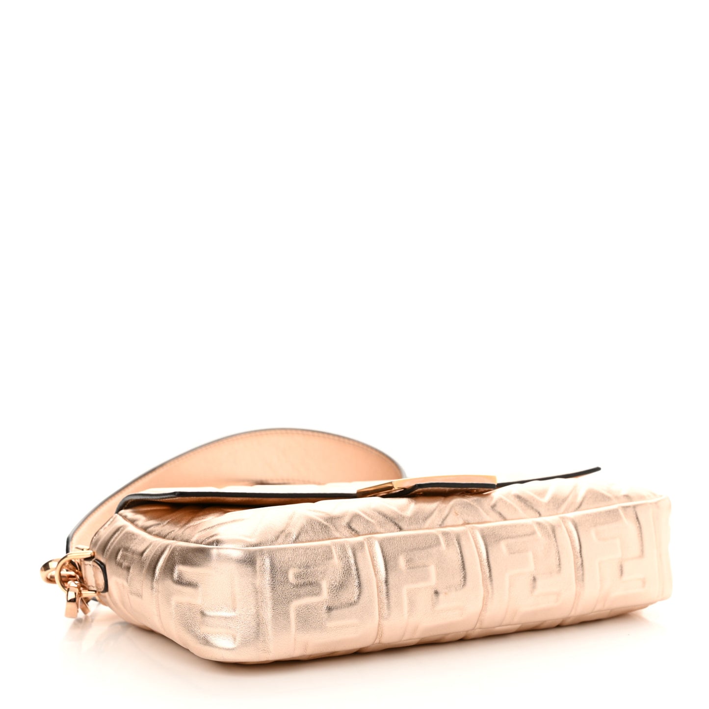 Vitello Laminato FF 1974 Embossed Baguette Rame