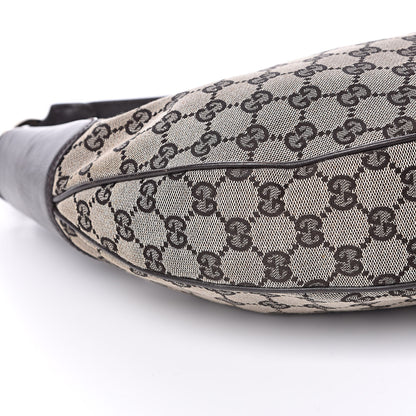 Gucci Monogram Half Moon Hobo Dark Brown 8 of 12