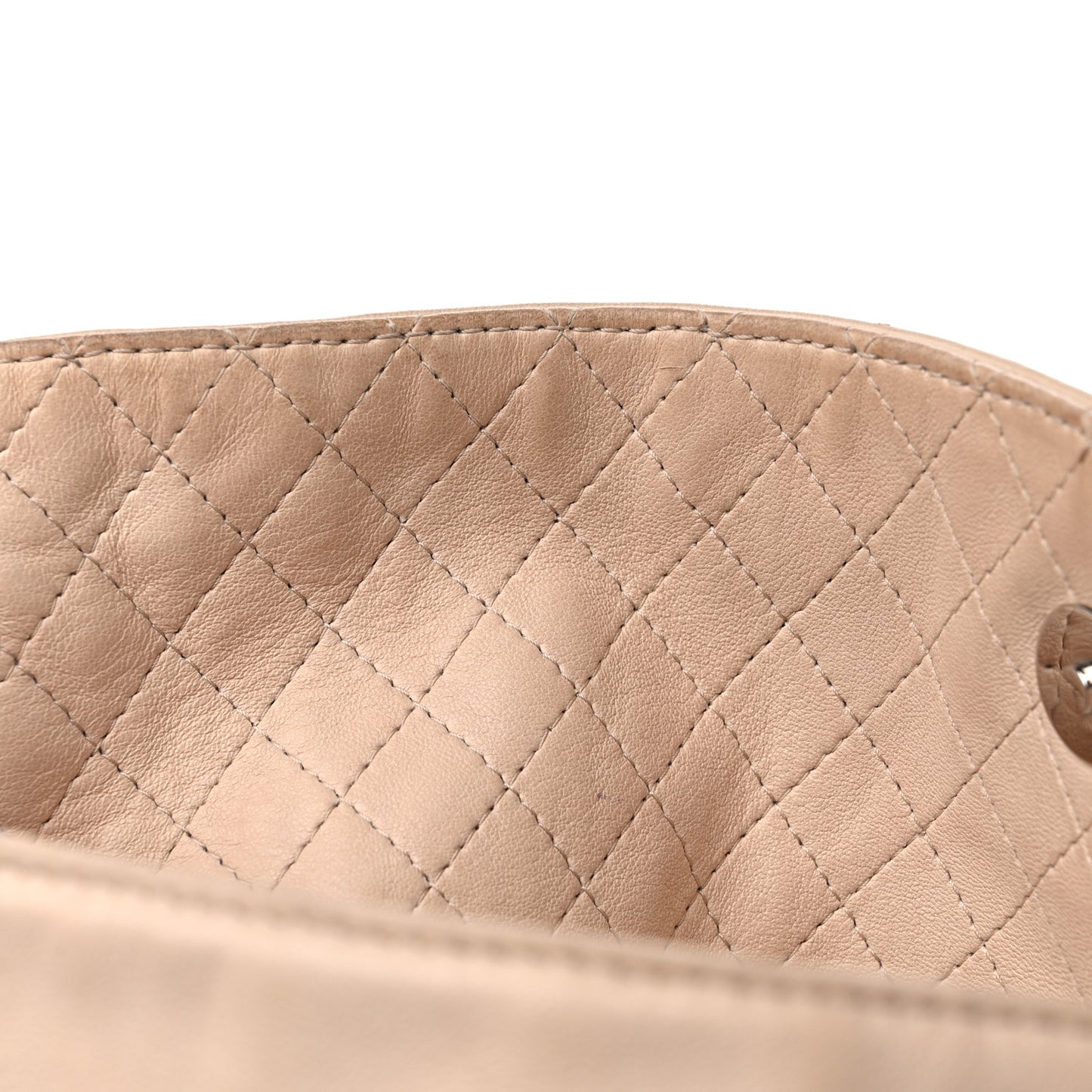 Lambskin Soft and Chain Large Hobo Beige