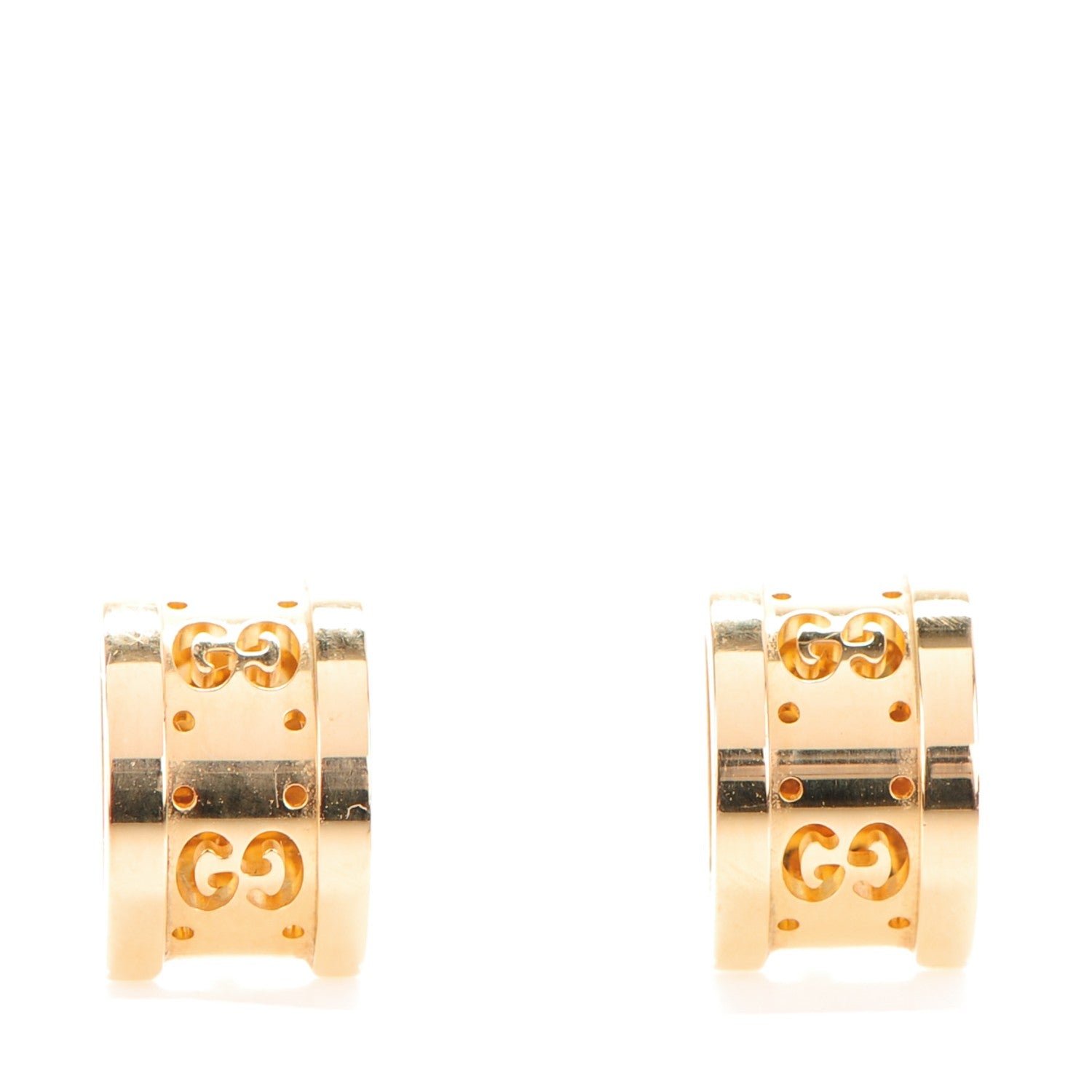 Gucci 18K Yellow Gold Icon Twirl Earrings 1 of 6