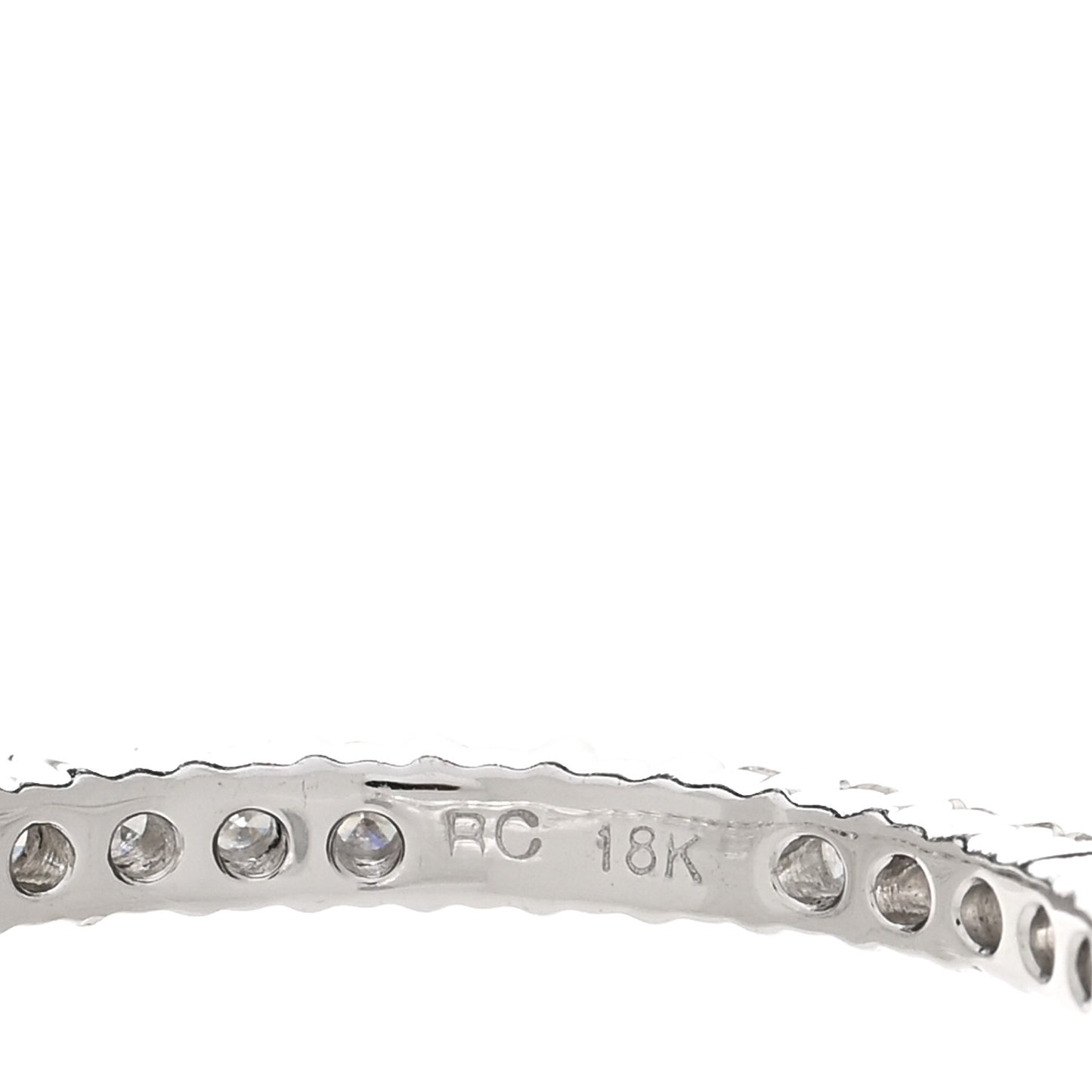 18K White Gold Diamond 1.50ctw Small Inside Outside Hoop Earrings