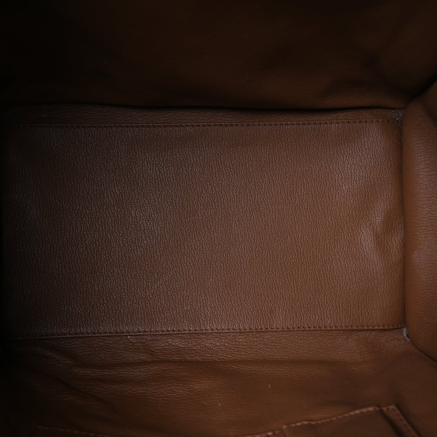 Smooth Calfskin Mini Luggage  Sienna