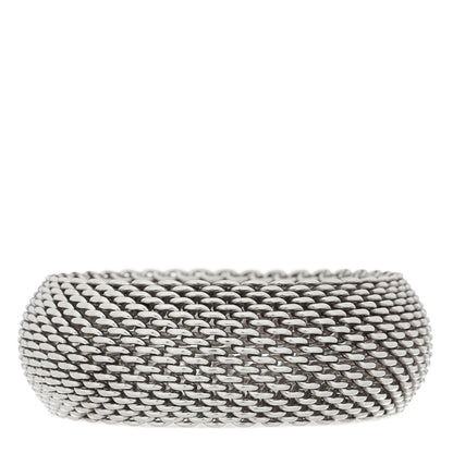 Tiffany Sterling Silver Wide Somerset Mesh Bracelet 2 of 4