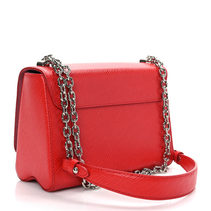 Louis Vuitton Epi Twist Shoulder Bag MM Coquelicot 3 of 8