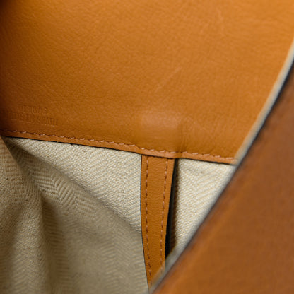 Loewe Calfskin Medium Hammock Shoulder Bag Tan White 9 of 10