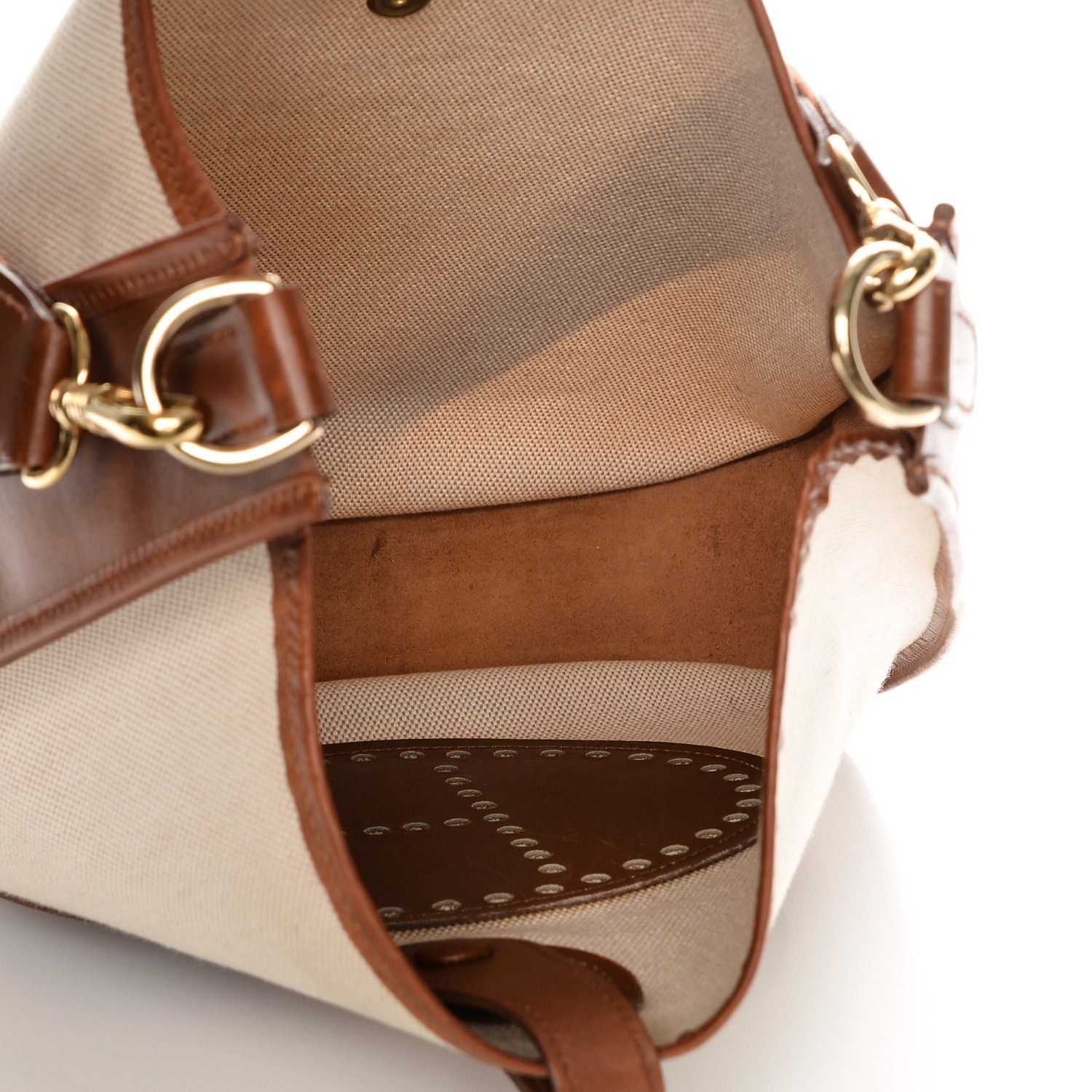 Hermes Toile Natural Barenia Evelyne GM Ebene 6 of 6