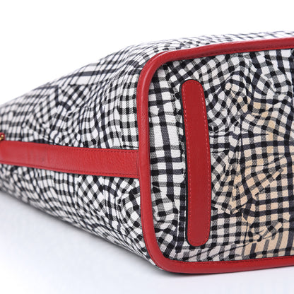 MCM Visetos Medium Liz Reversible Shopper Tote Ruby Red 13 of 21