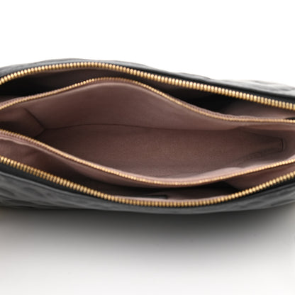 Louis Vuitton Lambskin Embossed Monogram Coussin PM Black 6 of 8