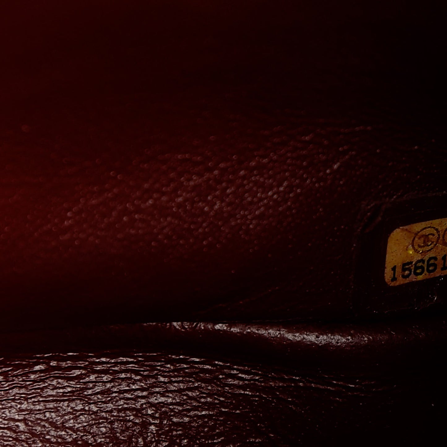 Caviar Quilted Jumbo Double Flap Dark Red