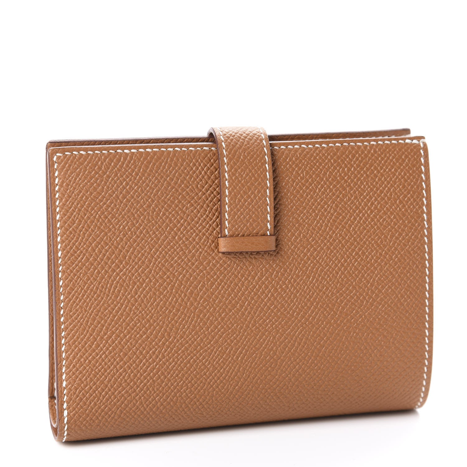 Hermes Epsom Bearn Compact Wallet Gold 3 of 8