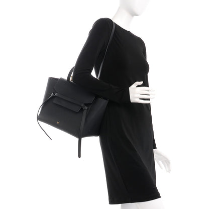 Celine Grained Calfskin Mini Belt Bag Black 2 of 9