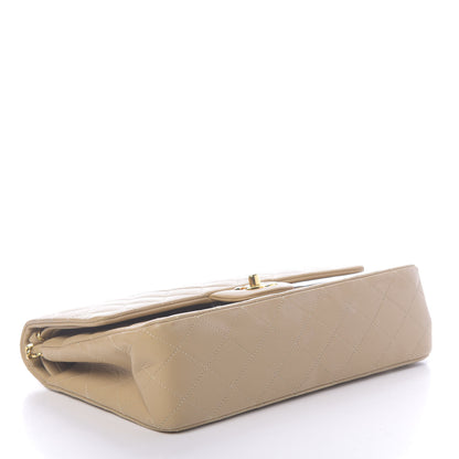 Chanel Lambskin Quilted Medium Double Flap Beige 4 of 18