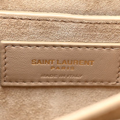 Saint Laurent Calfskin Medium Monogram Sunset Dark Beige 8 of 16